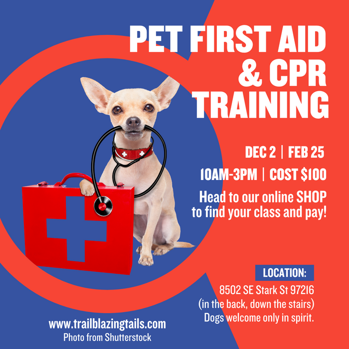 Pet First Aid and CPR Training