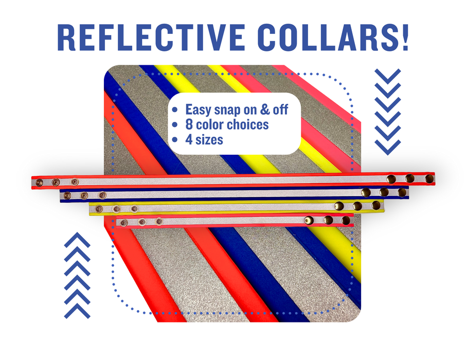 Reflective Snap-on Collar
